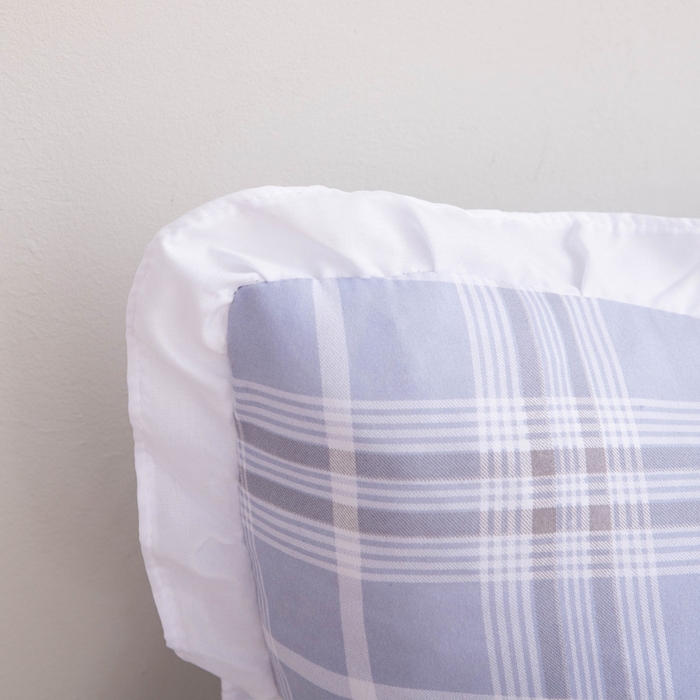 91家纺网 家纺一手货源 找家纺 美达人 2024新款水洗棉安妮儿系列珍珠棉靠背 吖妮-大格