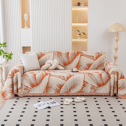 91家纺网 家纺一手货源 找家纺 （总）沐沐家纺 2026新款色织印花沙发巾