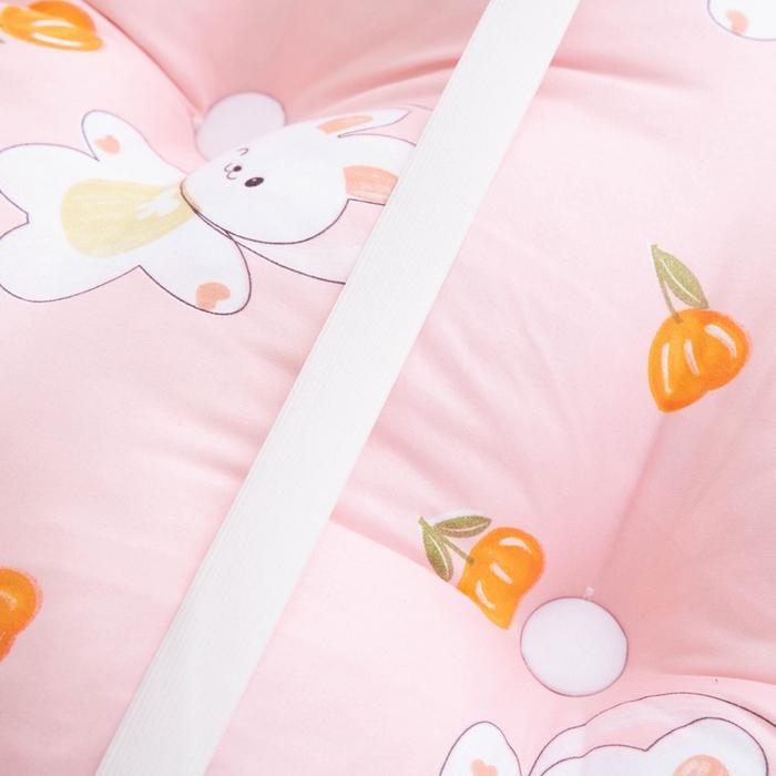 91家纺网 家纺一手货源 找家纺 美达人 2024新款水洗棉安妮儿系列珍珠棉靠背 吖妮-太空兔