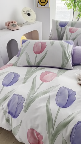 91家纺网 家纺一手货源 找家纺 （总）雲归梦 2024新款全棉13070多规格四件套