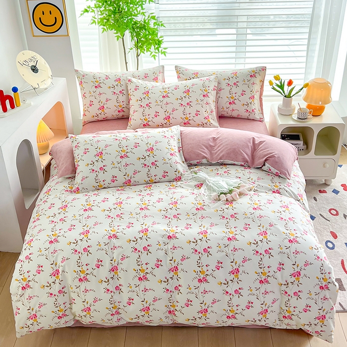 91家纺网 家纺一手货源 找家纺 雲归梦 2024新款全棉13070多规格四件套 悠悠年华