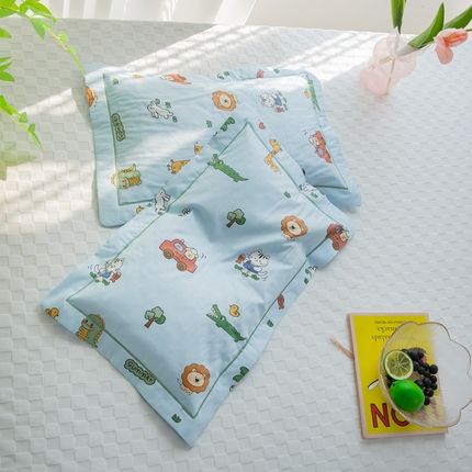 91家纺网 家纺一手货源 找家纺 （总）姝辰 2024新款全棉60贡缎一字绣荞麦决明子枕芯枕套