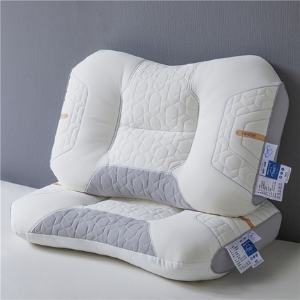 91家纺网 家纺一手货源 找家纺 （总）昕科 2025新款4D乳胶倍护工学枕-乳胶片分区定型枕芯成人刺绣护颈椎枕头