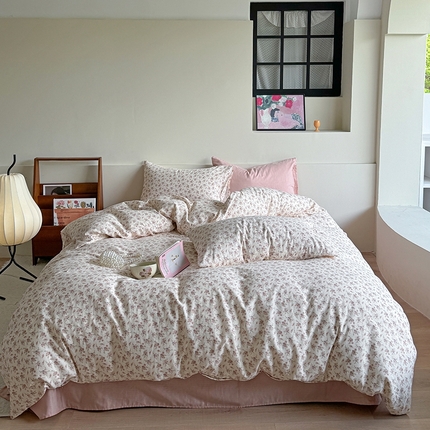 麦伦家居 2024新款A类全棉双层纱系列四件套-影棚图 露思