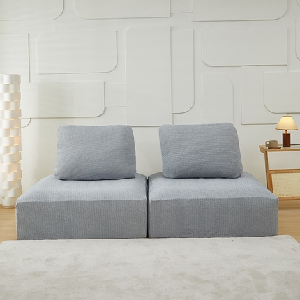 91家纺网 家纺一手货源 找家纺 （总）丝绮鹿 2024新款仿麻雪尼尔系列模块方块沙发套