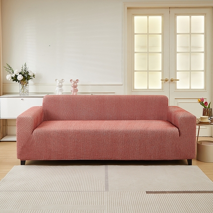 91家纺网 家纺一手货源 找家纺 （总）丝绮鹿 2024新款仿麻雪尼尔系列大三人沙发套