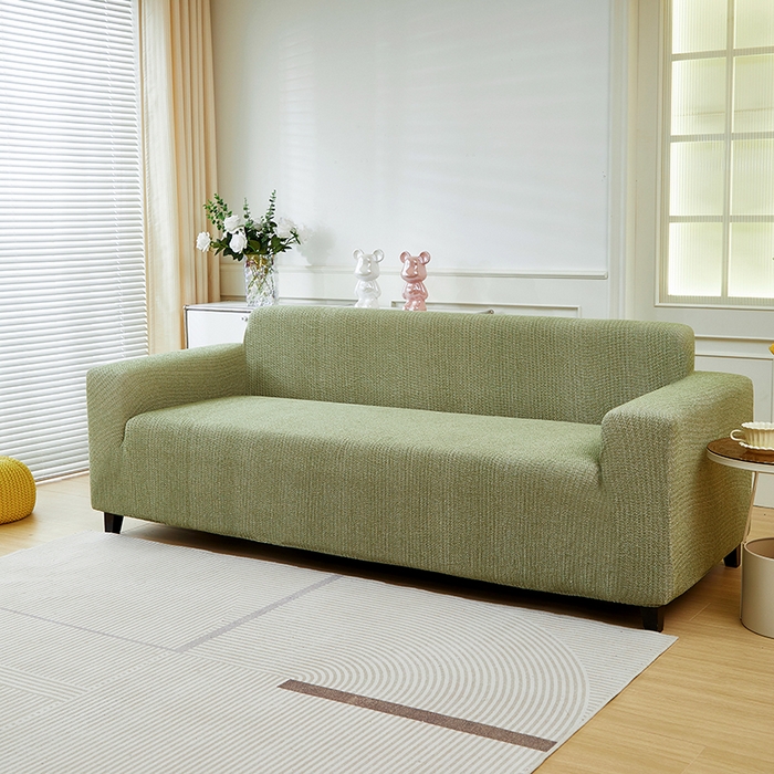 91家纺网 家纺一手货源 找家纺 （总）丝绮鹿 2024新款仿麻雪尼尔系列大三人沙发套