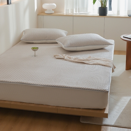 91家纺网 家纺一手货源 找家纺 （总）沐晴 2024新款超凉感凉豆豆床笠款