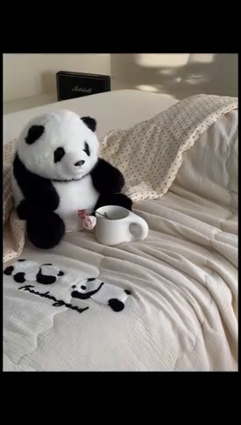 91家纺网 家纺一手货源 找家纺 洋铭区 2024新花型皱皱纱毛巾绣夏被 熊猫圆圆