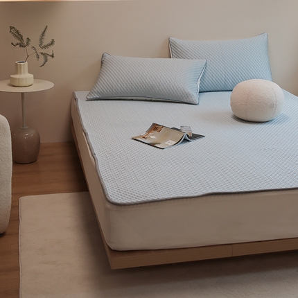 沐晴 2024新款超凉感凉豆豆床垫款 天空蓝