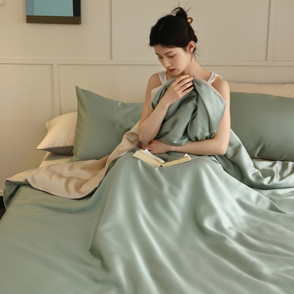 91家纺网 家纺一手货源 找家纺 （总）轩和 2025新款A类LF兰精天丝四件套