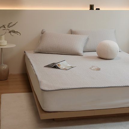 沐晴 2024新款超凉感凉豆豆床垫款 梦影咖