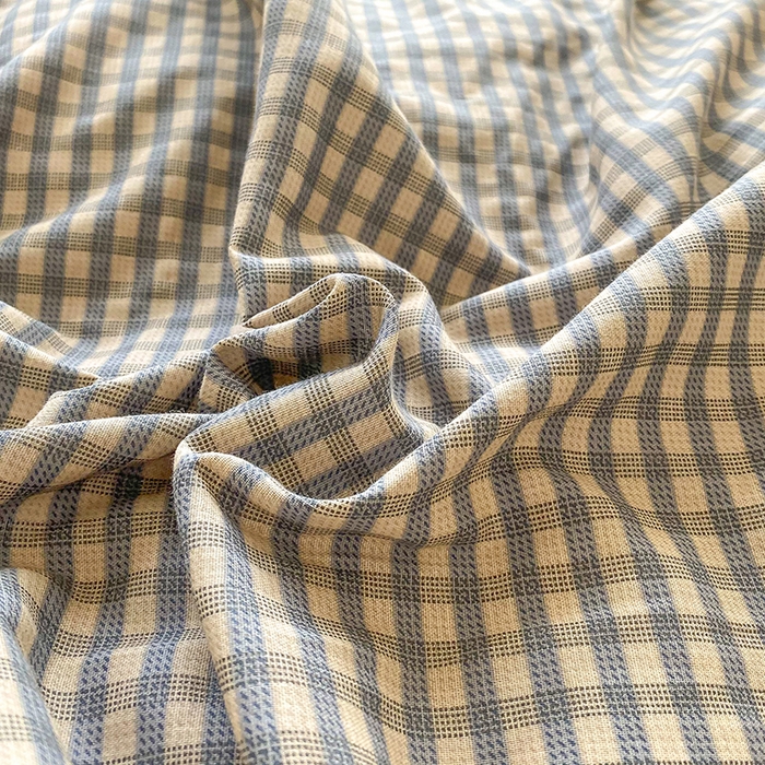 91家纺网 家纺一手货源 找家纺 爵仕家纺 2025小清新风格双层纱纯棉四件套 资调