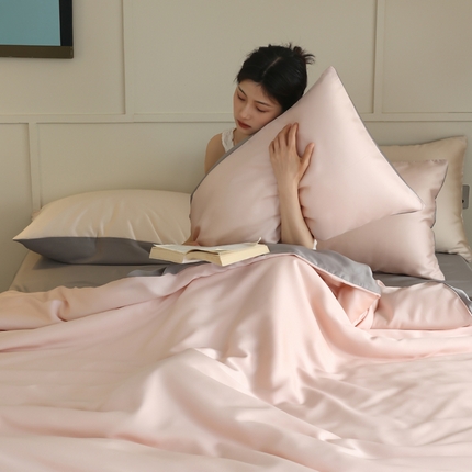 91家纺网 家纺一手货源 找家纺 （总）轩和 2025新款A类LF兰精天丝四件套