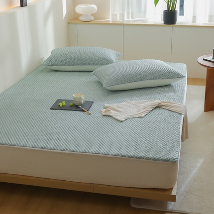 91家纺网 家纺一手货源 找家纺 （总）沐晴 2024新款超凉感凉豆豆床笠款