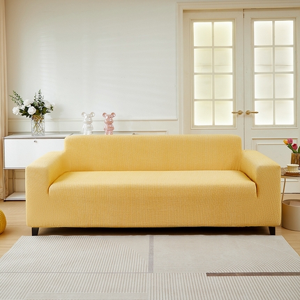 91家纺网 家纺一手货源 找家纺 （总）丝绮鹿 2024新款仿麻雪尼尔系列大三人沙发套