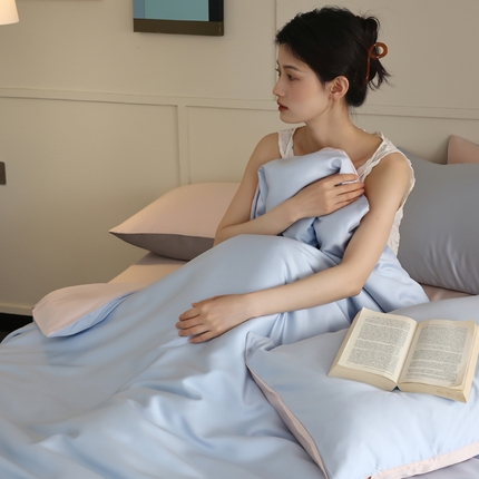 91家纺网 家纺一手货源 找家纺 （总）轩和 2025新款A类LF兰精天丝四件套