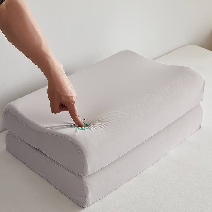 91家纺网 家纺一手货源 找家纺 鼎盛乳胶 2025新款凉感乳胶枕凉感灰