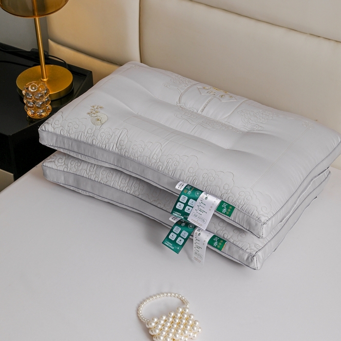 91家纺网 家纺一手货源 找家纺 爱尚家枕芯 2024新款静韵沉香枕枕头枕芯 静韵沉香枕高级灰48*74cm/只