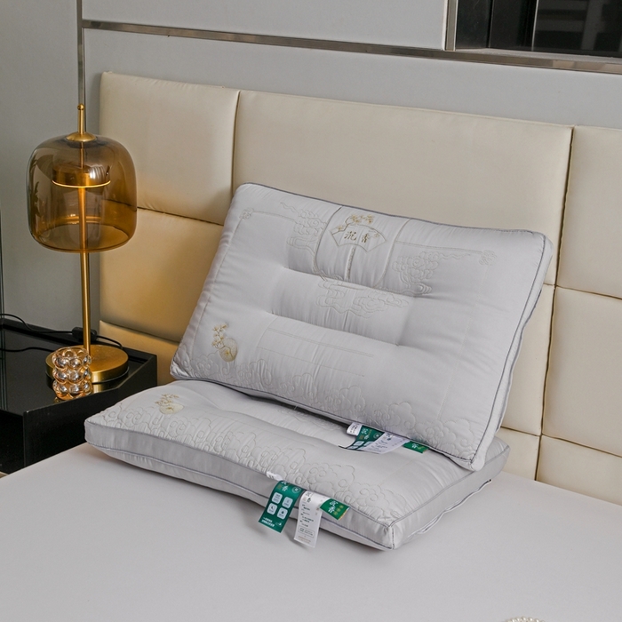 91家纺网 家纺一手货源 找家纺 爱尚家枕芯 2024新款静韵沉香枕枕头枕芯 静韵沉香枕高级灰48*74cm/只