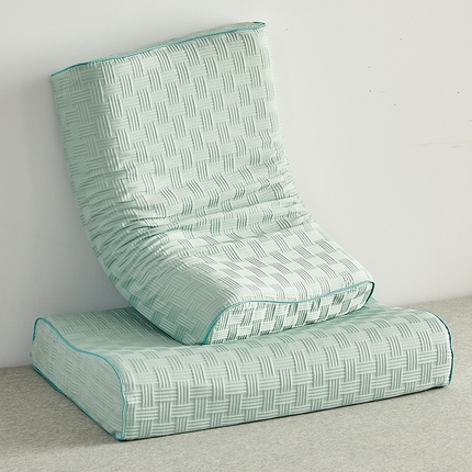 91家纺网 家纺一手货源 找家纺 鼎盛乳胶 2025新款华夫格乳胶枕薄荷绿