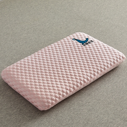 91家纺网 家纺一手货源 找家纺 （总）鼎盛乳胶 2025新款儿童云眠凉感豆豆乳胶枕30*50cm