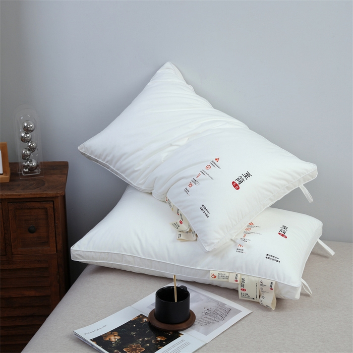 91家纺网 家纺一手货源 找家纺 （总）蔻眠 2024新款至简全棉喷气防羽布洒店枕芯枕头