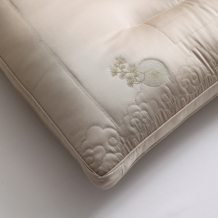 91家纺网 家纺一手货源 找家纺 爱尚家枕芯 2024新款静韵沉香枕枕头枕芯 静韵沉香枕金咖色48*74cm/只