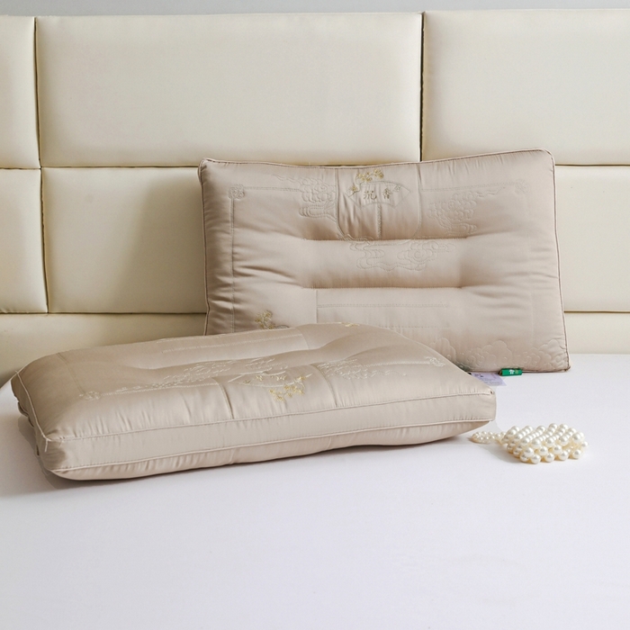 91家纺网 家纺一手货源 找家纺 爱尚家枕芯 2024新款静韵沉香枕枕头枕芯 静韵沉香枕金咖色48*74cm/只