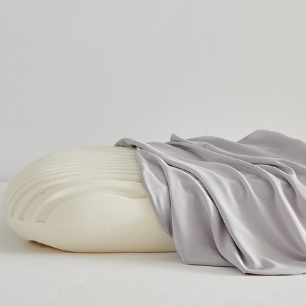 鼎盛乳胶 2025新款凉感乳胶蛋糕枕40*60*10cm 灰色