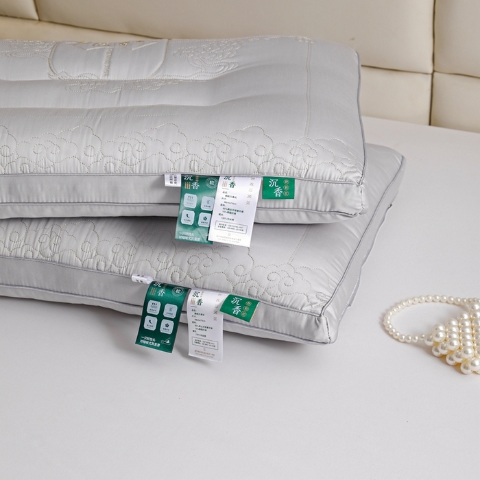 91家纺网 家纺一手货源 找家纺 爱尚家枕芯 2024新款静韵沉香枕枕头枕芯 静韵沉香枕高级灰48*74cm/只