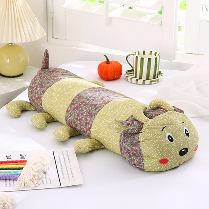 91家纺网 家纺一手货源 找家纺 （总）蔻眠 2024新款毛毛虫全棉卡通儿童荞麦枕头成人枕芯