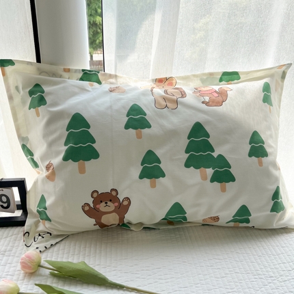 91家纺网 家纺一手货源 找家纺 （总）百寐 2024新款13372印花卡通枕套信封印花枕套