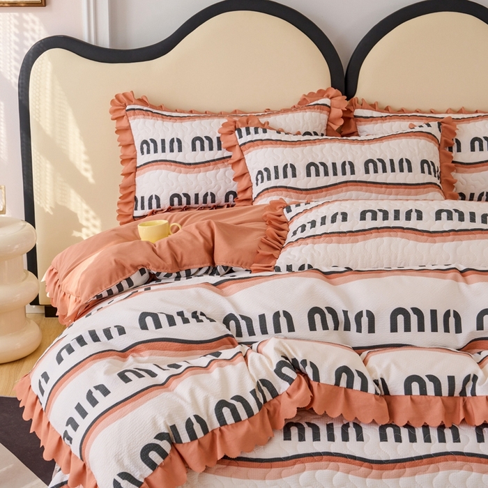 91家纺网 家纺一手货源 找家纺 美莱家纺 2024爆款蕾丝床盖三件套四件套【被套款】 时尚英伦