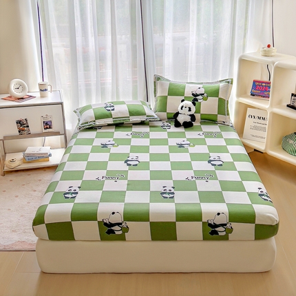 91家纺网 家纺一手货源 找家纺 （总）新印象 2025新款花边老粗布床单款床笠款三件套