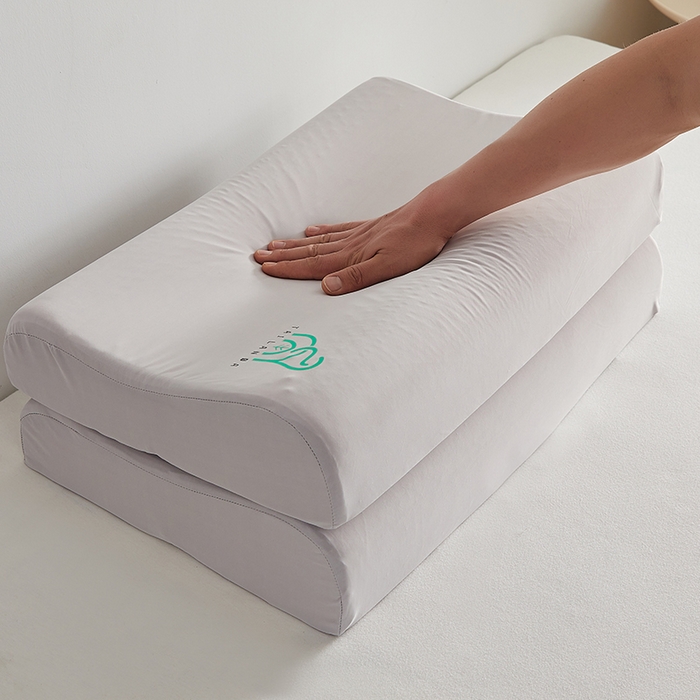 91家纺网 家纺一手货源 找家纺 鼎盛乳胶 2025新款凉感乳胶枕凉感灰