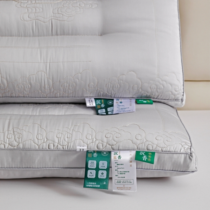 91家纺网 家纺一手货源 找家纺 爱尚家枕芯 2024新款静韵沉香枕枕头枕芯 静韵沉香枕高级灰48*74cm/只