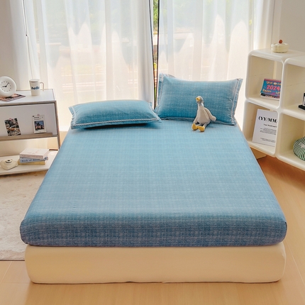 91家纺网 家纺一手货源 找家纺 （总）新印象 2025新款花边老粗布床单款床笠款三件套