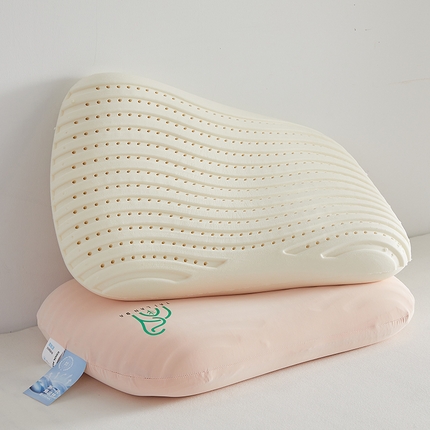 91家纺网 家纺一手货源 找家纺 鼎盛乳胶 2025新款凉感乳胶蛋糕枕40*60*10cm 橘色