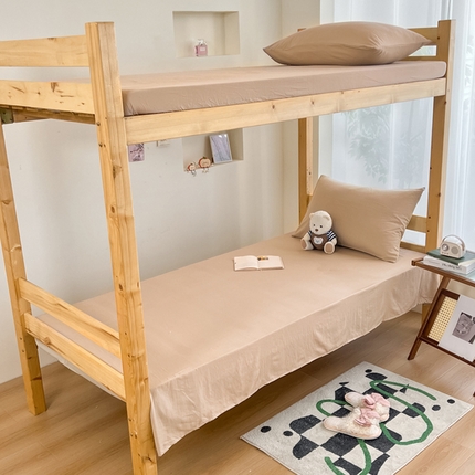 91家纺网 家纺一手货源 找家纺 （总）多品 2024新款水洗棉皱皱纱学生宿舍单床单