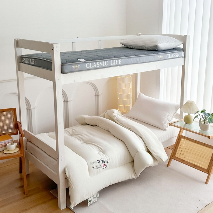 91家纺网 家纺一手货源 找家纺 招财狼家纺  2024新款水洗磨毛学生大豆被夏被春秋被多被芯被子 原棉 米黄