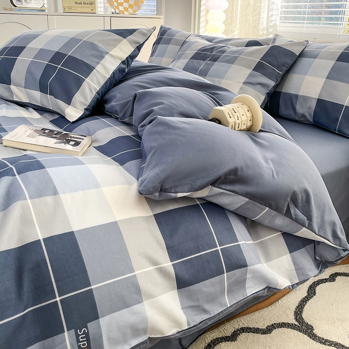 91家纺网 家纺一手货源 找家纺 世爵 2024新款12868全棉印花四件套 风的印季