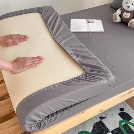 91家纺网 家纺一手货源 找家纺 （总）多品 2024新款水洗棉皱皱纱学生宿舍单床笠