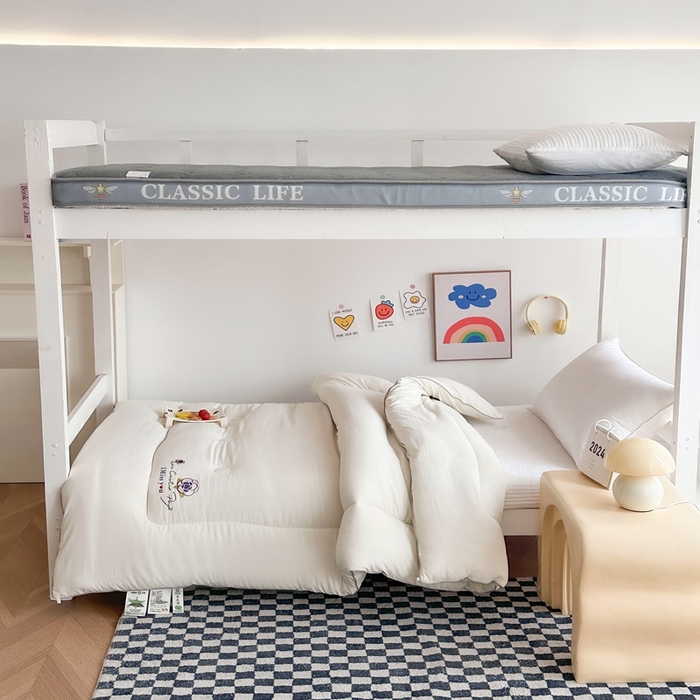 91家纺网 家纺一手货源 找家纺 （总）招财狼家纺  2024新款水洗磨毛学生大豆被夏被春秋被多被芯被子