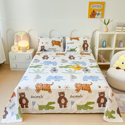 91家纺网 家纺一手货源 找家纺 （总）感遇家纺 2024新款纯棉床单床笠枕套