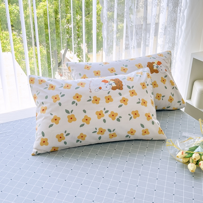 91家纺网 家纺一手货源 找家纺 世爵 2024新款12868全棉印花四件套 可爱萌免