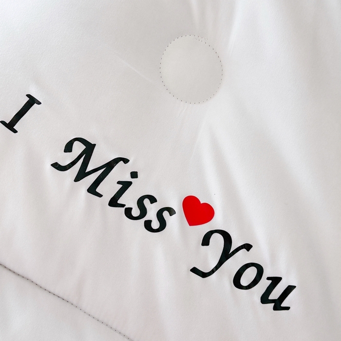 91家纺网 家纺一手货源 找家纺 招财狼家纺  2024新款水洗磨毛学生大豆被夏被春秋被多被芯被子 小爱心 白色