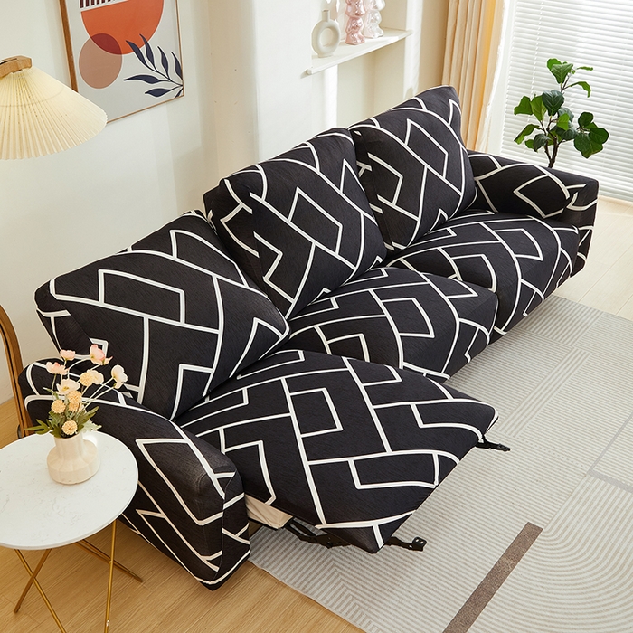 91家纺网 家纺一手货源 找家纺 逐日沙发套 2024新款牛奶丝印花-芝华仕沙发套 印花  芝华仕 迷宫