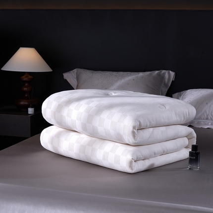 91家纺网 家纺一手货源 找家纺 朴罗 （ 原岚图） 2024新款全棉提花大豆被 白色大豆被