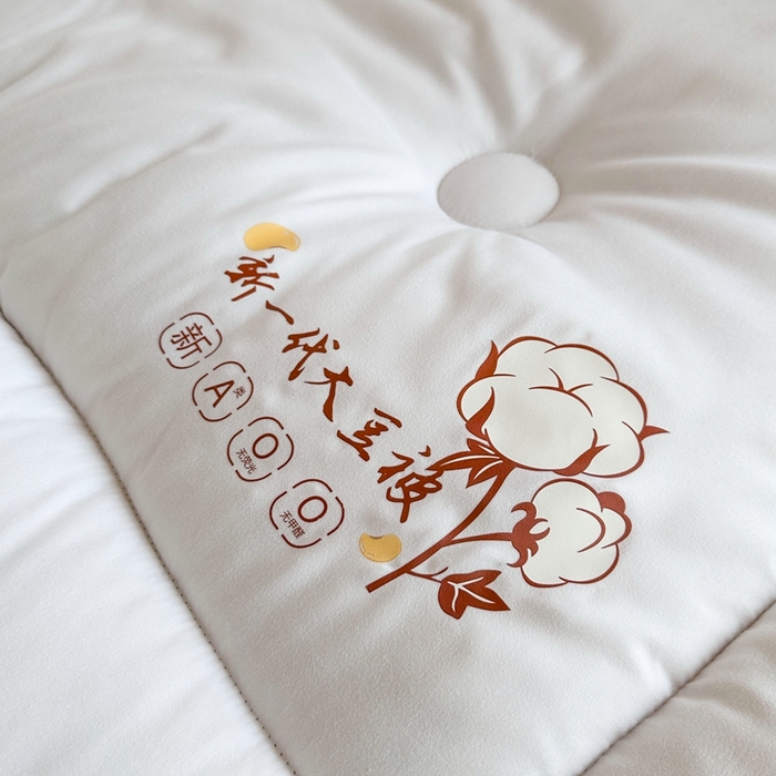 91家纺网 家纺一手货源 找家纺 招财狼家纺  2024新款水洗磨毛学生大豆被夏被春秋被多被芯被子 大豆被 白色